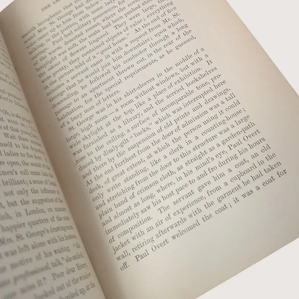 1892 The Lesson of the Master by Henry James Hardcover Book